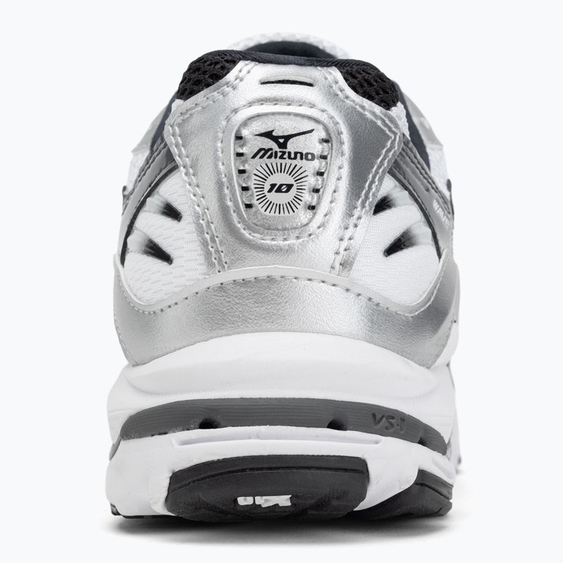 Férfi cipő Mizuno Wave Rider 10 fehér/ezüst/fekete 6