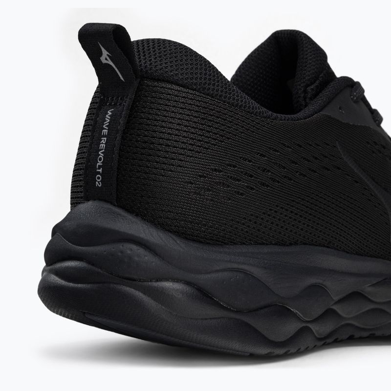 Mizuno Wave Revolt fekete férfi futócipő J1GC211411 9