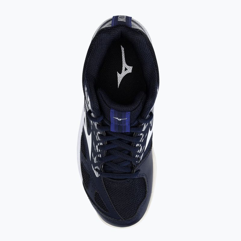 Mizuno Stealth Star Mid gyermek kézilabdacipő tengerészkék X1GC211502 6