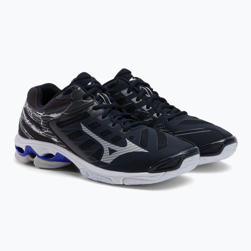 Férfi röplabda cipő Mizuno Wave Voltage tengerészkék V1GA216001 5