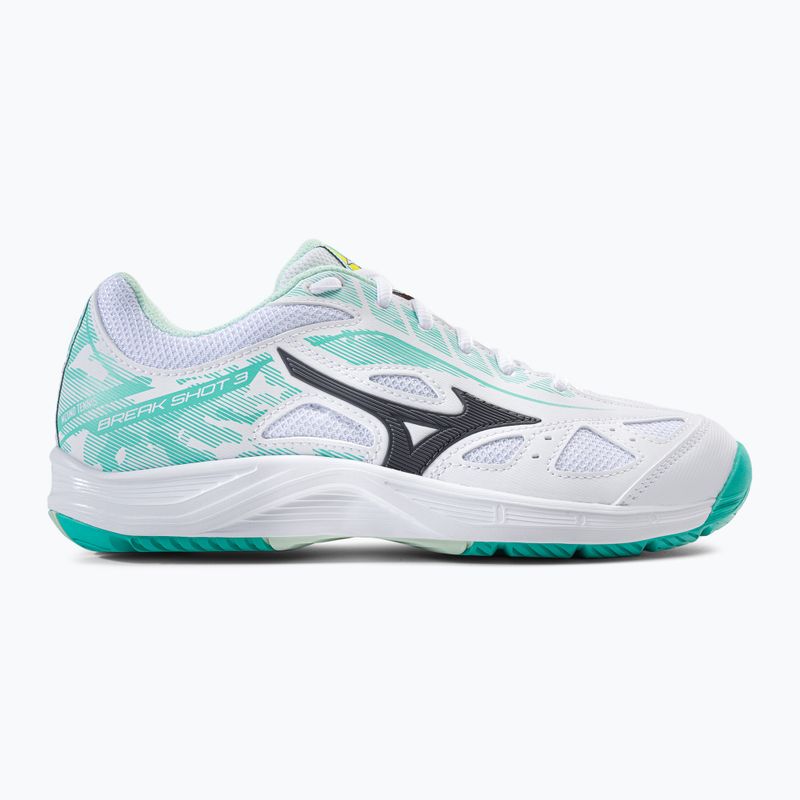 Női tenisz cipő Mizuno Break Shot 3 AC fehér és zöld 61GA212623 2