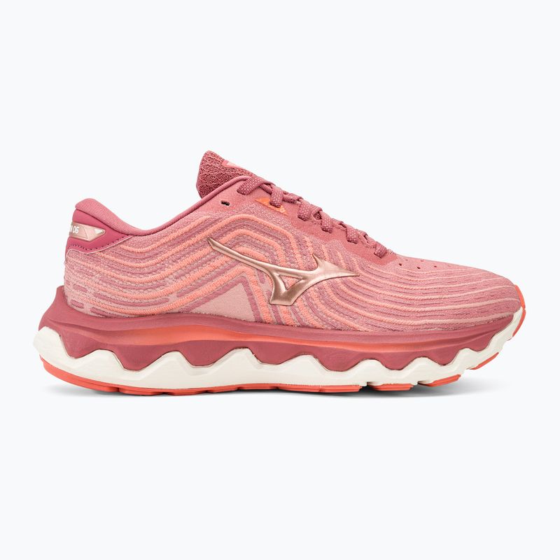 Női futócipő Mizuno Wave Horizon 6 gránátrózsa/rézrózsa/rózsaszín/perzsibefagyi 2