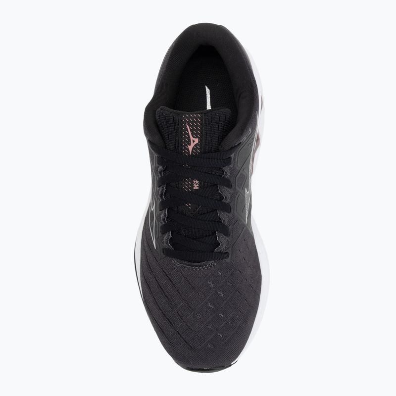 Férfi futócipő Mizuno Wave Inspire 18 D fekete/ezüst/ebony 5