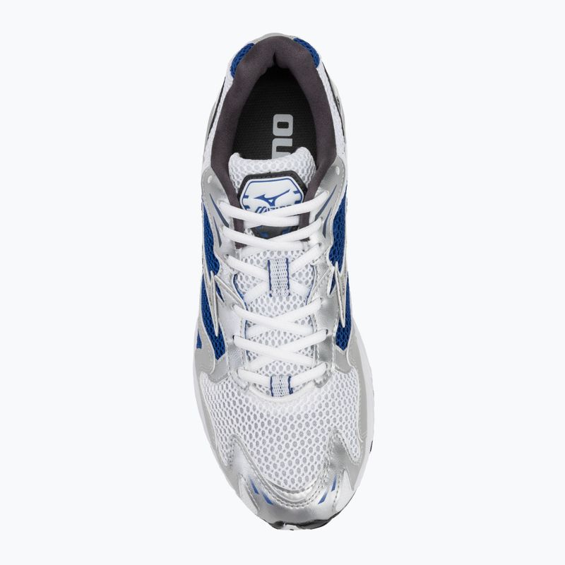 Férfi cipő Mizuno Wave Rider 10 fehér/ezüst/szörfözés a weben 5
