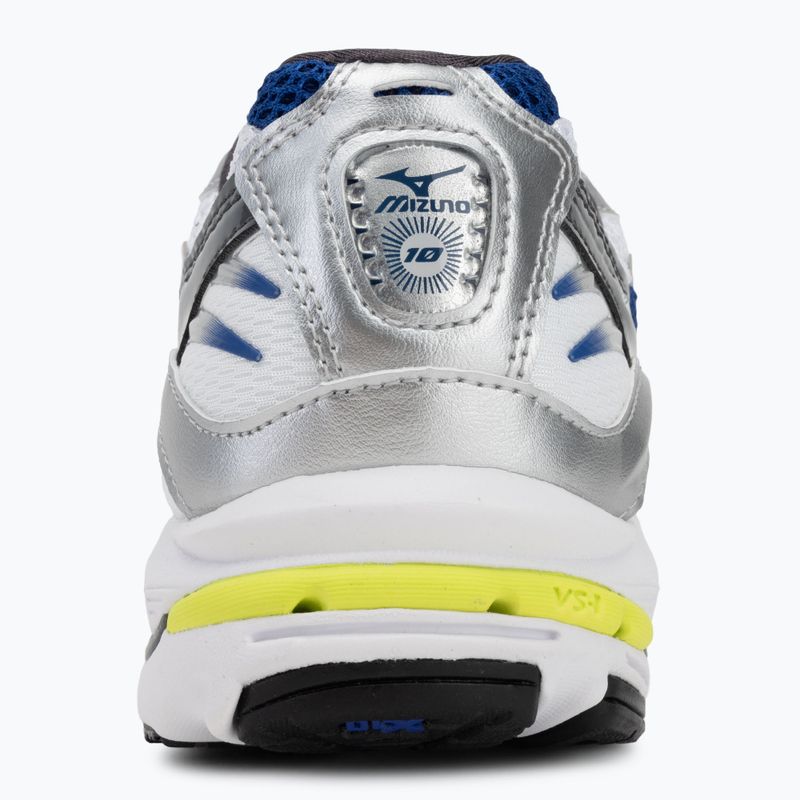 Férfi cipő Mizuno Wave Rider 10 fehér/ezüst/szörfözés a weben 6