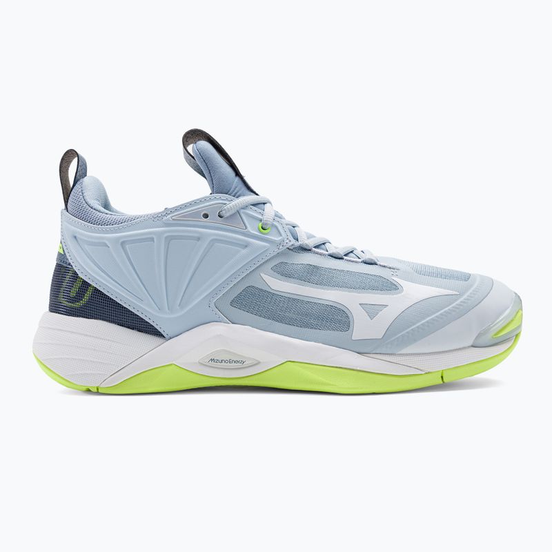 Férfi röplabda cipő Mizuno Wave Momentum 2 heather/white/neo lime 2