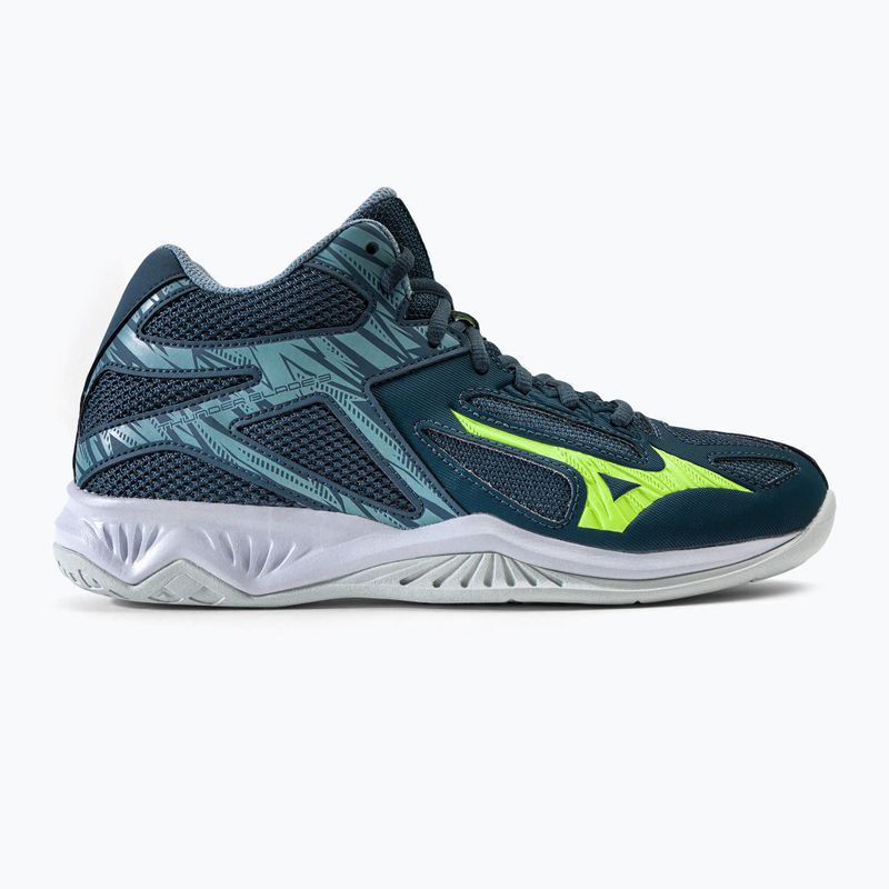 Férfi röplabda cipő Mizuno Thunder Blade 3 Mid kék V1GA217538 2