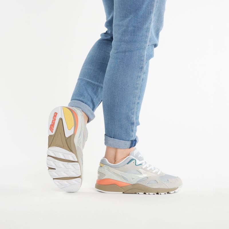 Mizuno Sky Medal S hófehér/kőkék/pool blue cipő 2