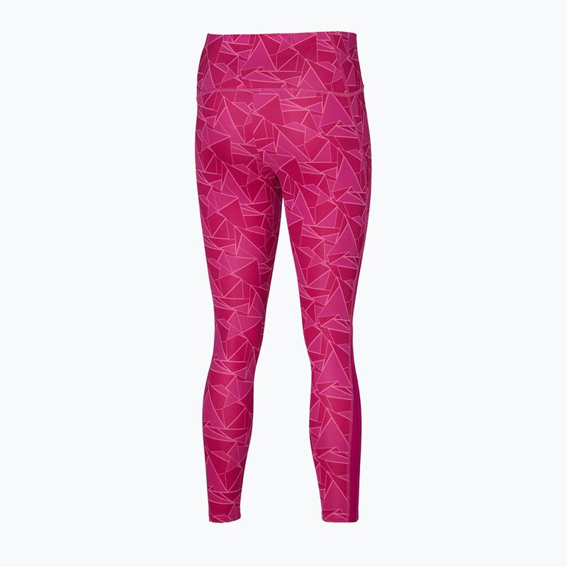 Női futóleggings Mizuno 7/8 Printed pink peacock 2