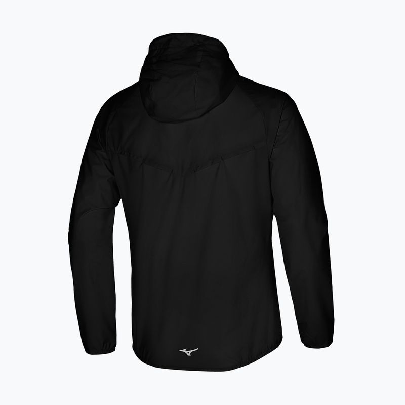 Férfi futó dzseki Mizuno Waterproof 20K ER fekete 2