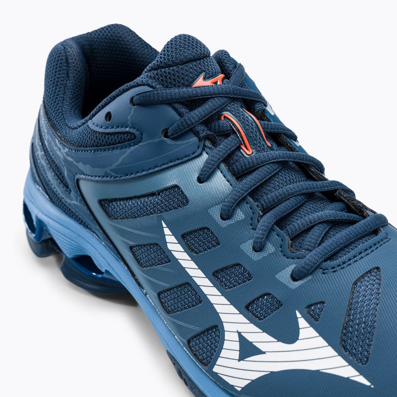 Férfi röplabda cipő Mizuno Wave Voltage tengerészkék V1GA216021 10