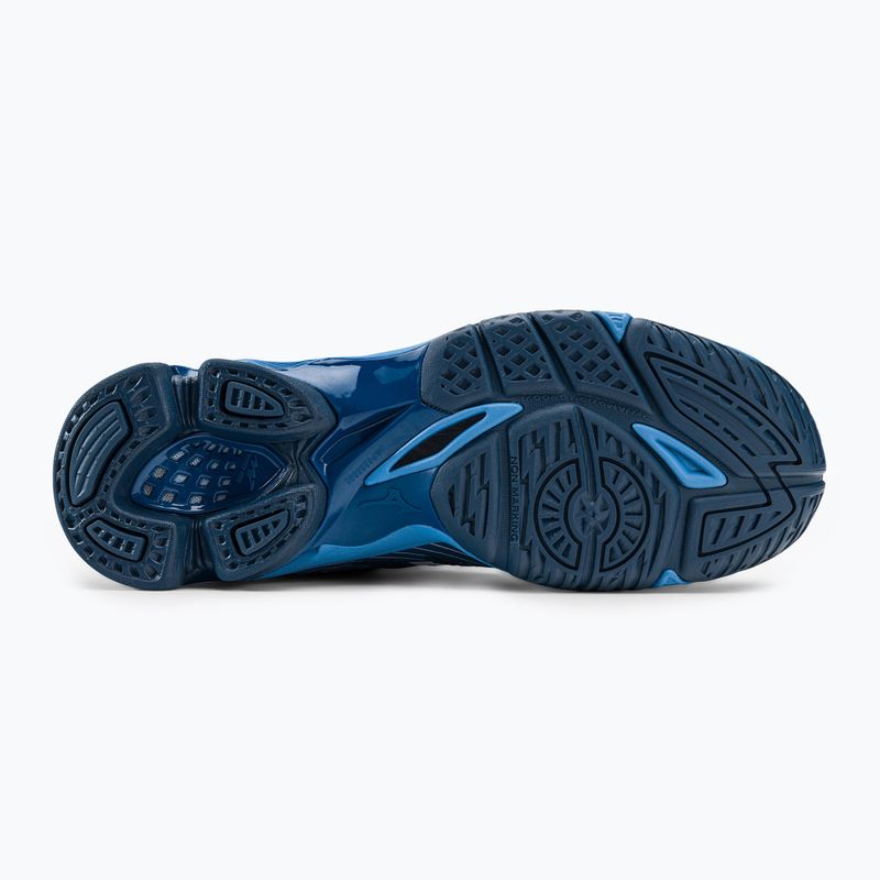 Férfi röplabda cipő Mizuno Wave Voltage Mid tengerészkék V1GA216521 6