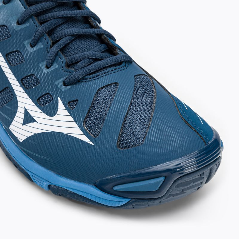 Férfi röplabda cipő Mizuno Wave Voltage Mid tengerészkék V1GA216521 9