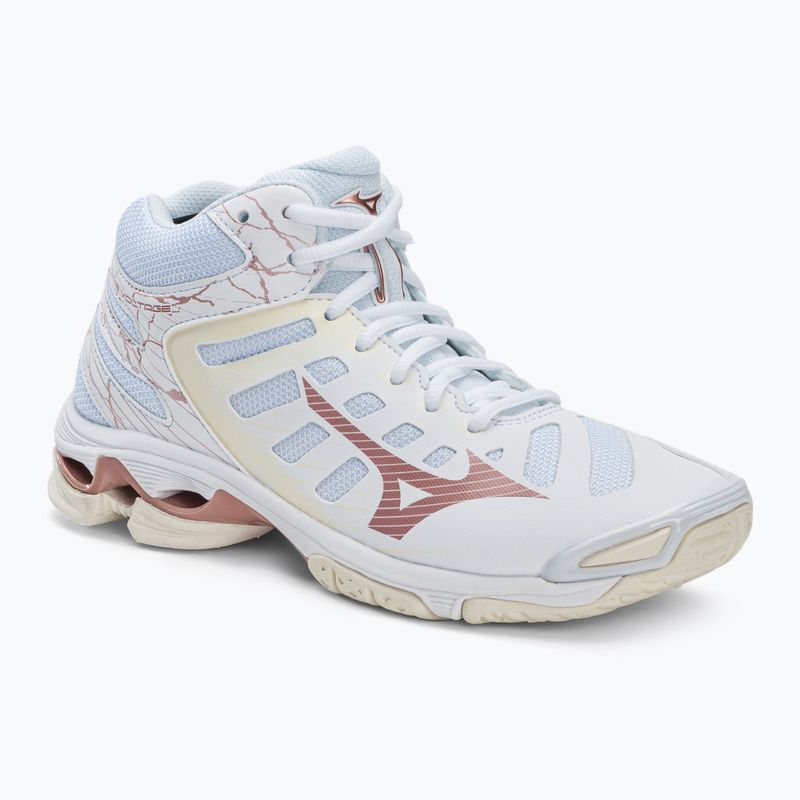 Női röplabda cipő Mizuno Wave Voltage Mid fehér V1GC216536