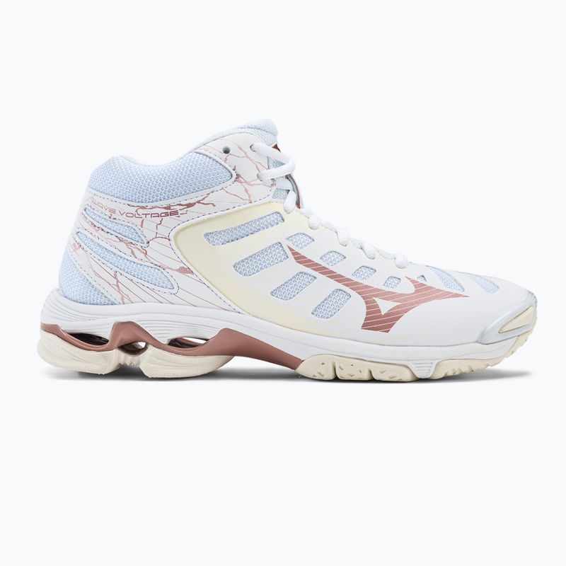Női röplabda cipő Mizuno Wave Voltage Mid fehér V1GC216536 2