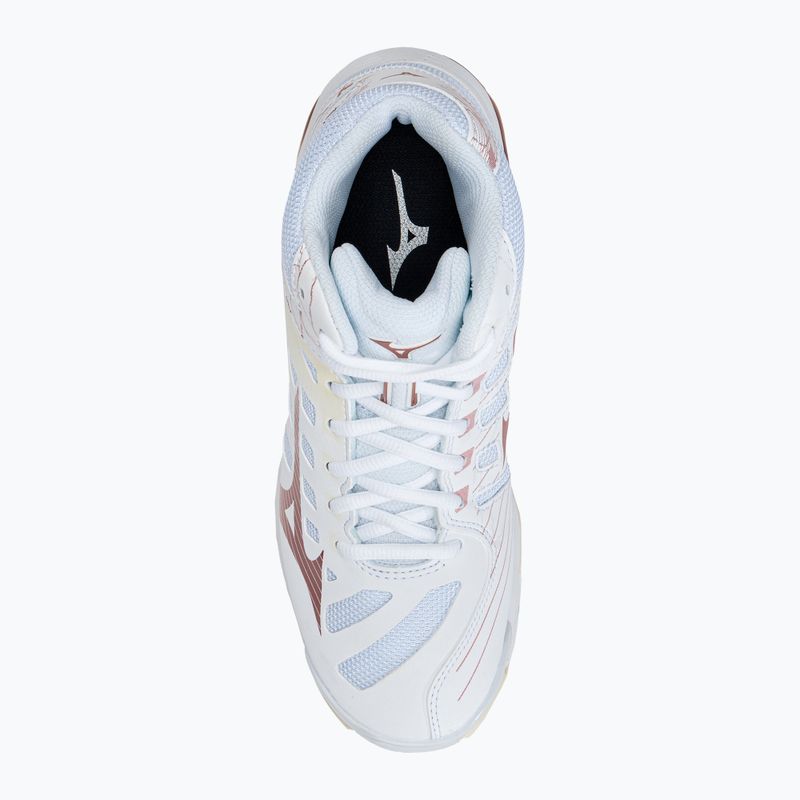 Női röplabda cipő Mizuno Wave Voltage Mid fehér V1GC216536 6