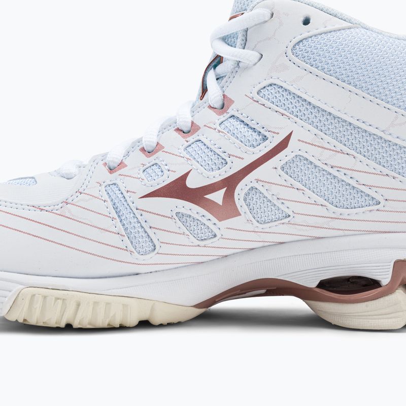 Női röplabda cipő Mizuno Wave Voltage Mid fehér V1GC216536 10