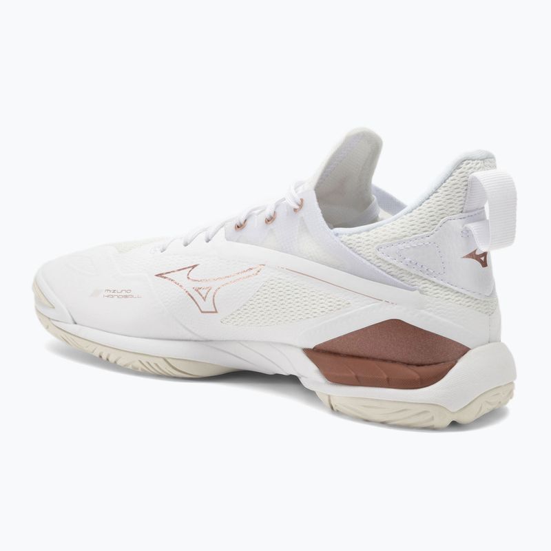 Női kézilabda cipő Mizuno Wave Mirage 4 white/rose/snow white 3