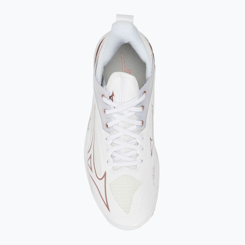Női kézilabda cipő Mizuno Wave Mirage 4 white/rose/snow white 5
