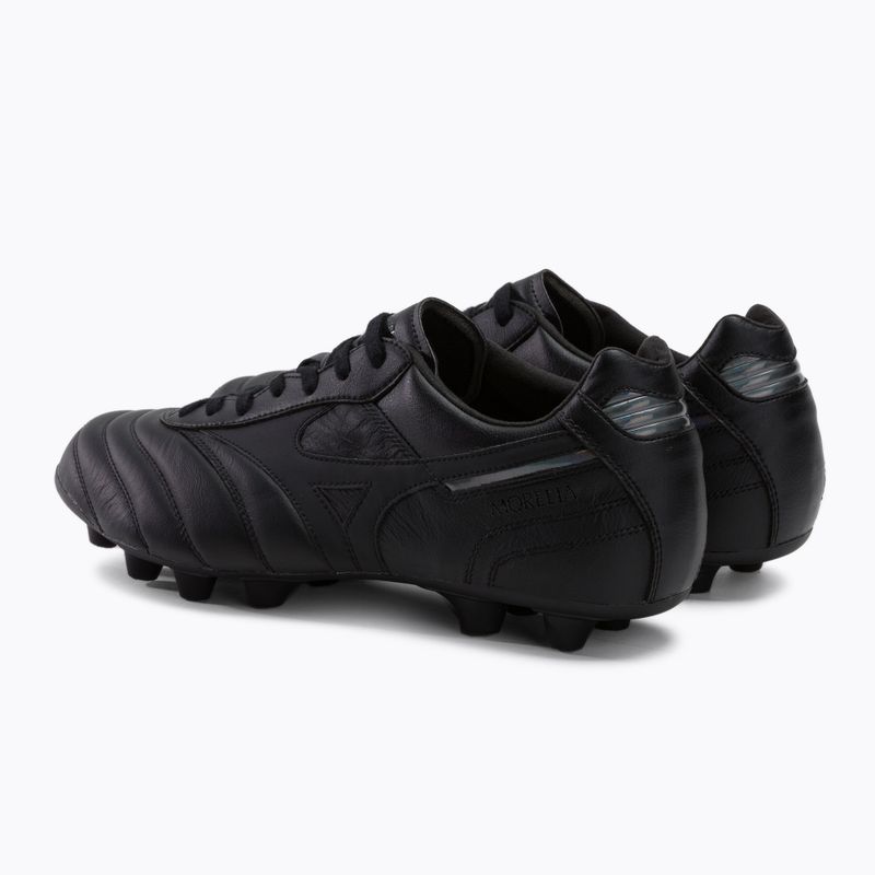 Mizuno Morelia II Elite MD labdarúgócipő fekete P1GA22121299 3