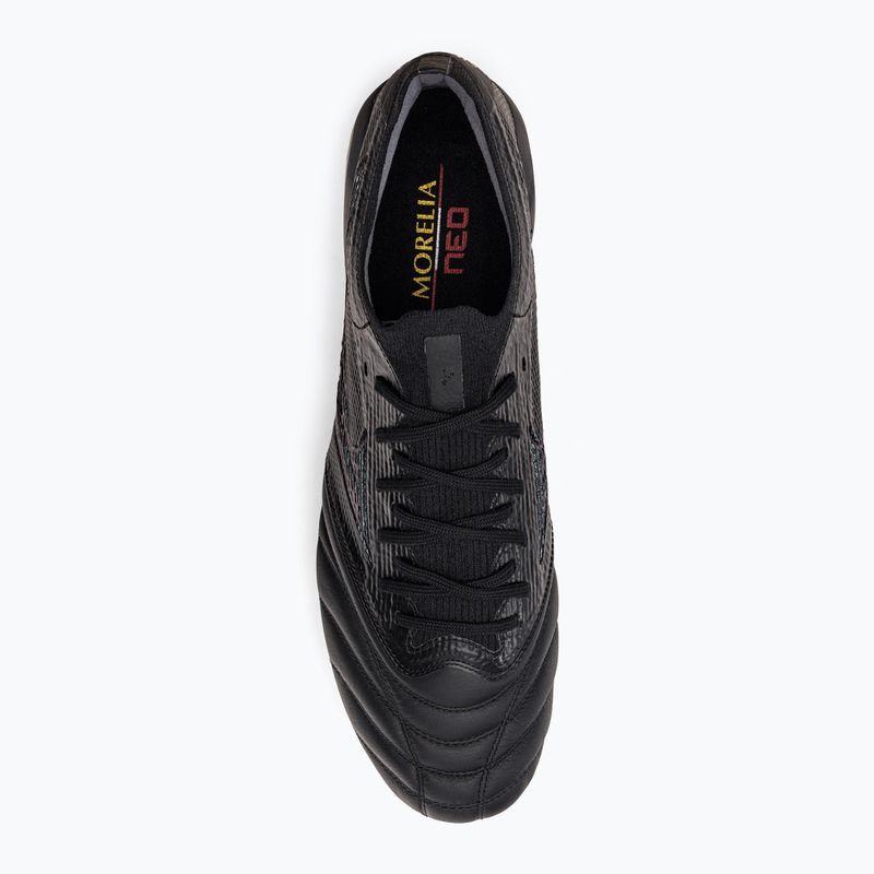 Mizuno Morelia Neo III Beta Elite MD labdarúgócipő fekete P1GA229199 6