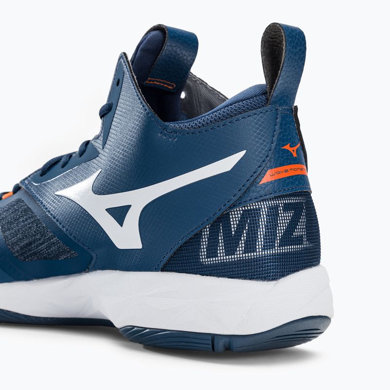 Férfi röplabda cipő Mizuno Wave Momentum 2 Mid tengerészkék V1GA211721 11