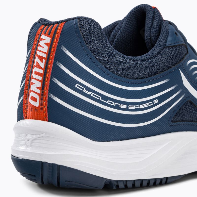 Mizuno Cyclone Speed 3 kék-fehér röplabda cipő V1GA218021 10