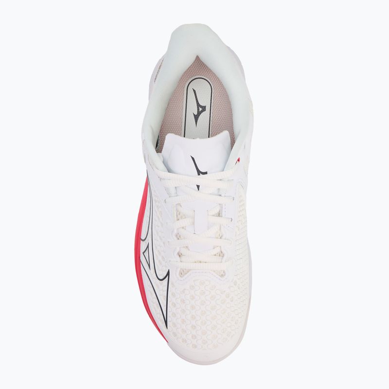 Női teniszcipő Mizuno Wave Exceed Tour 5 CC undyed white/quiet shade/opera red 5