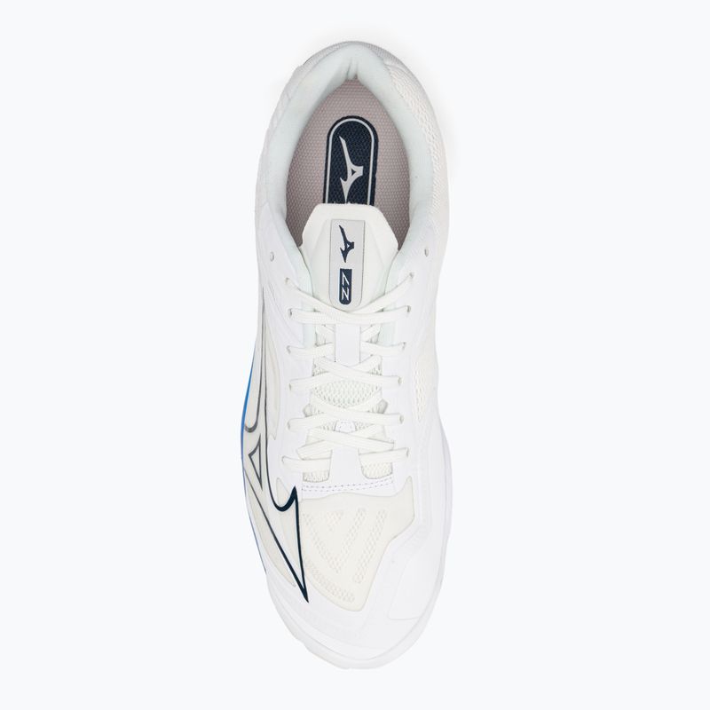 Férfi röplabda cipő Mizuno Wave Lightning Z7 festetlen fehér/holdfényes óceán/béke kék 7