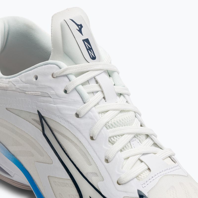Férfi röplabda cipő Mizuno Wave Lightning Z7 festetlen fehér/holdfényes óceán/béke kék 9