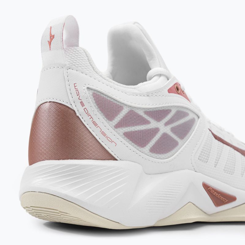 Női röplabda cipő Mizuno Wave Dimension fehér V1GC224036 9