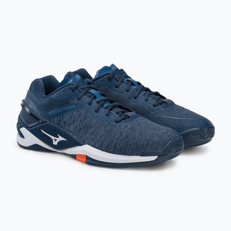 Férfi kézilabda cipő Mizuno Wave Stealth Neo tengerészkék X1GA200021 5