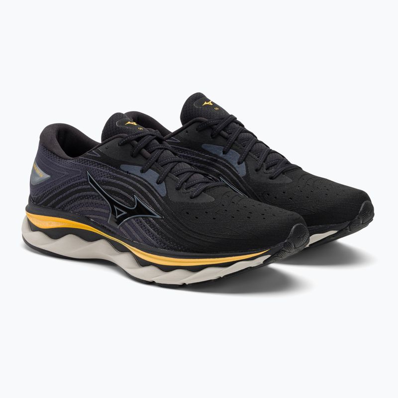 Férfi futócipő Mizuno Wave Sky 6 fekete/tradewinds/gold fúzió 4