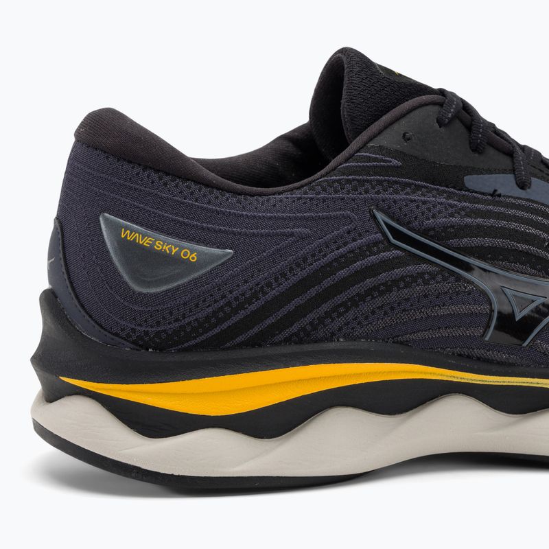 Férfi futócipő Mizuno Wave Sky 6 fekete/tradewinds/gold fúzió 9