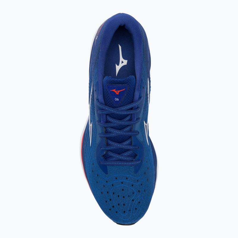 Férfi futócipő Mizuno Wave Sky 6 türkiz tenger/fehér/cseresznye paradicsom 8