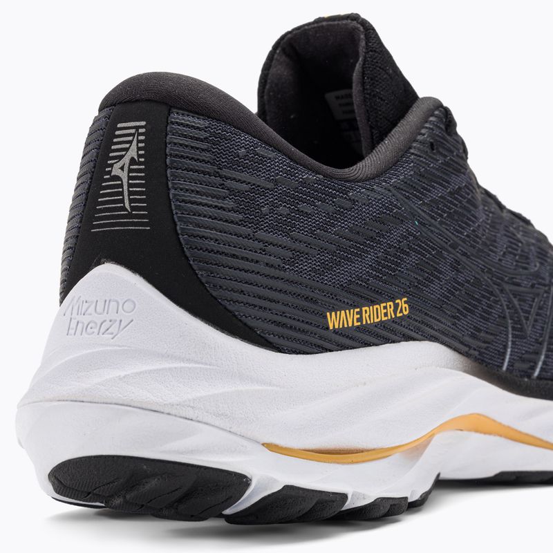 Férfi futócipő Mizuno Wave Rider 26 2E odyssey szürke/metál szürke/pale marigold 10