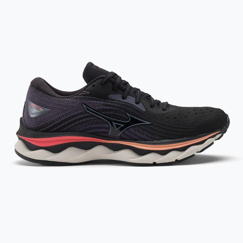 Női futócipő Mizuno Wave Sky 6 fekete/quicksilver/forró korall 2