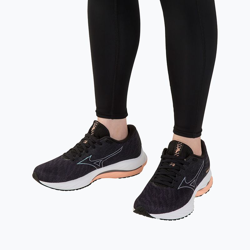 Női futócipő Mizuno Wave Rider 26 odyssey szürke/quicksilver/lazac szürke/quicksilver/salmon 3