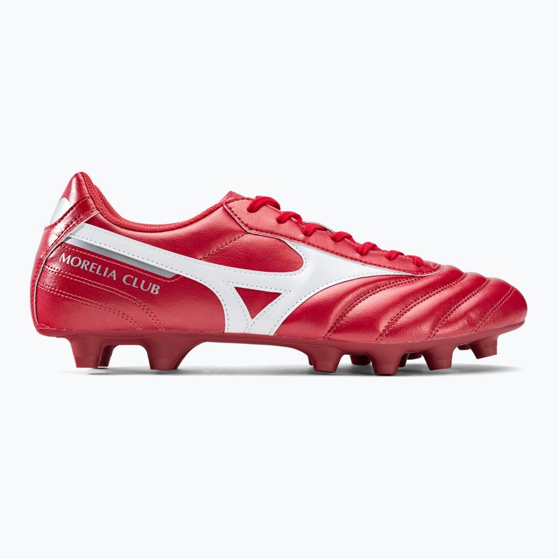 Mizuno Morelia II Club MD férfi futballcipő piros P1GA221660 2