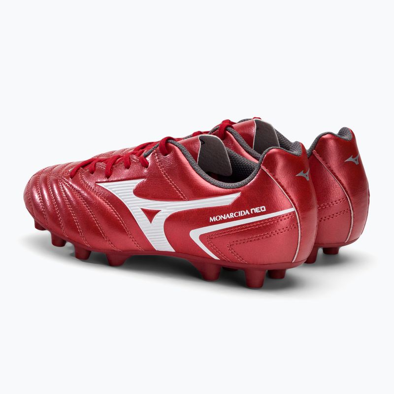 Mizuno Monarcida II Sel MD gyermek futballcipő piros P1GB222560 3