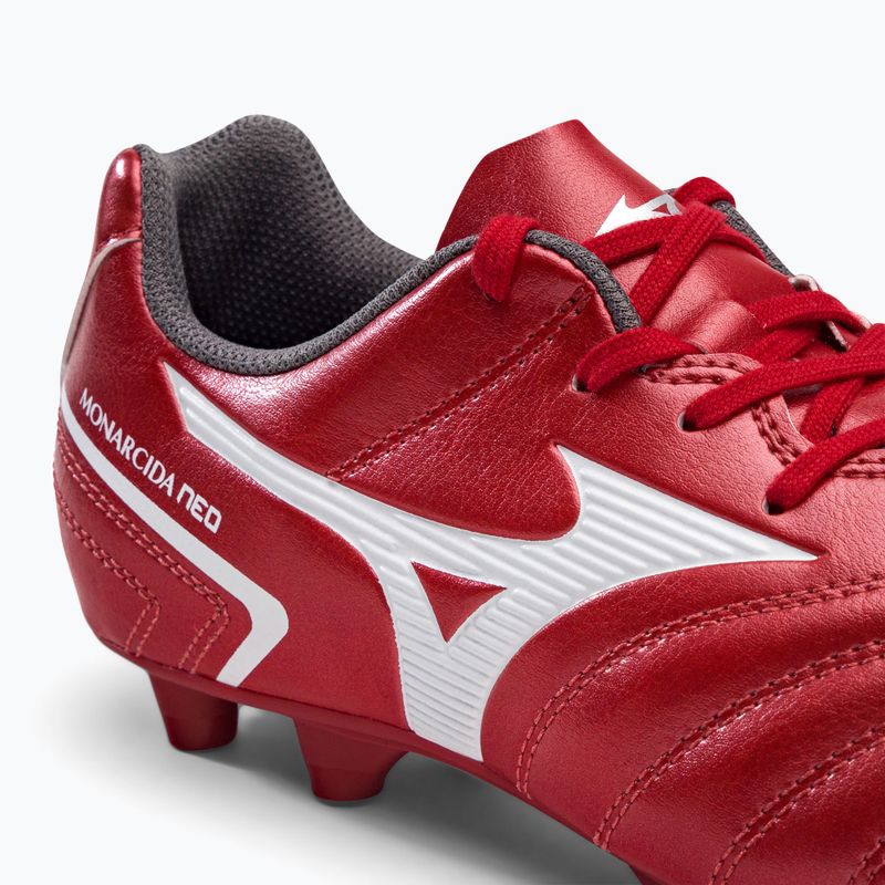 Mizuno Monarcida II Sel MD gyermek futballcipő piros P1GB222560 9