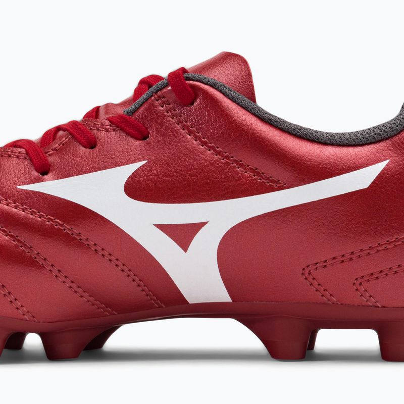 Mizuno Monarcida II Sel MD gyermek futballcipő piros P1GB222560 10