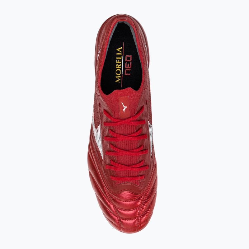 Mizuno Morelia Neo III Beta Elite Mix labdarúgócipő piros P1GC229160 6