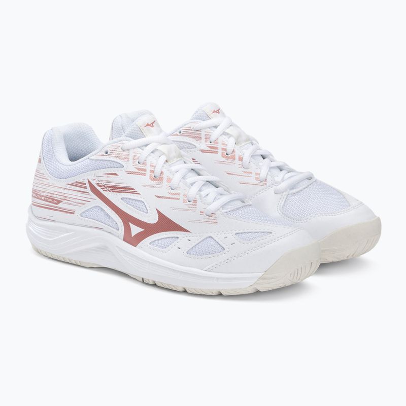 Mizuno Stealth Star C gyermek kézilabda cipő fehér X1GC2107K36 4
