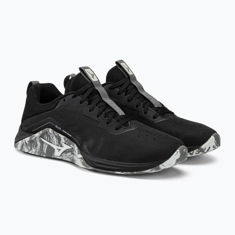Mizuno TS-01 Fekete/Fehér/Quiet Shade futócipő 31GC220101 4