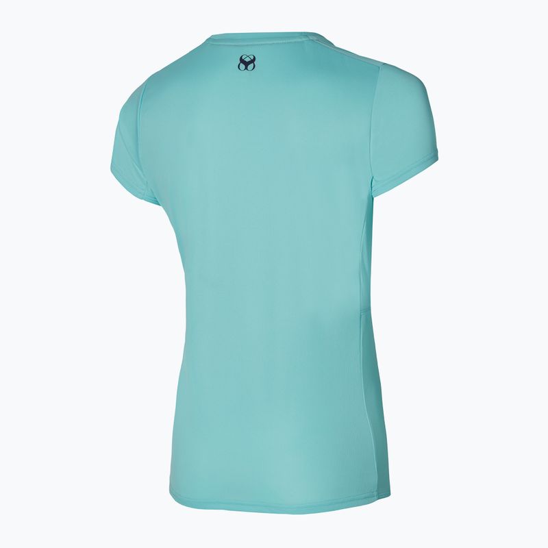Női futópóló Mizuno Two Loop 88 Tee kék 32GAA20122 2