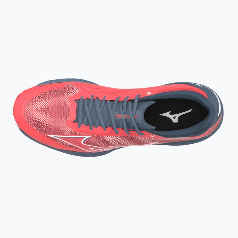 Női teniszcipő Mizuno Wave Exceed Light CC Fierry Coral 2/Fehér/Kínai kék 61GC222158 12