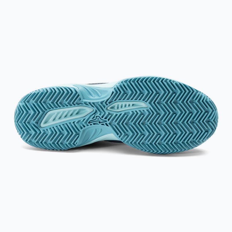 Gyermek teniszcipő Mizuno Exceed Star CC collegiate blue/soleil/tanager/turquoise 5