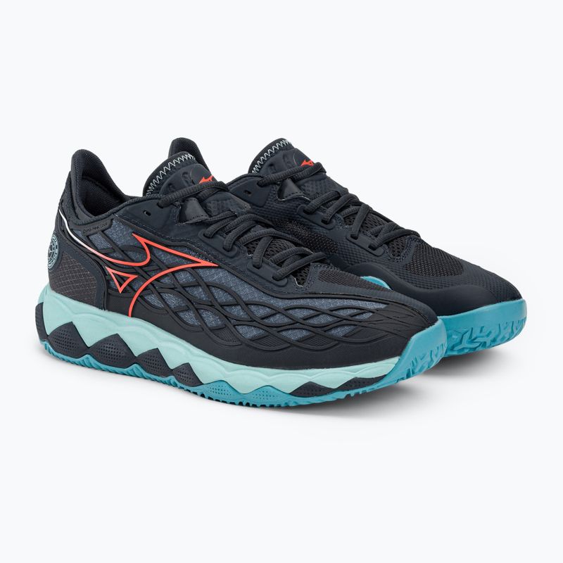 Férfi teniszcipő Mizuno Wave Enforce Tour CC tengerészkék 61GC230412 4