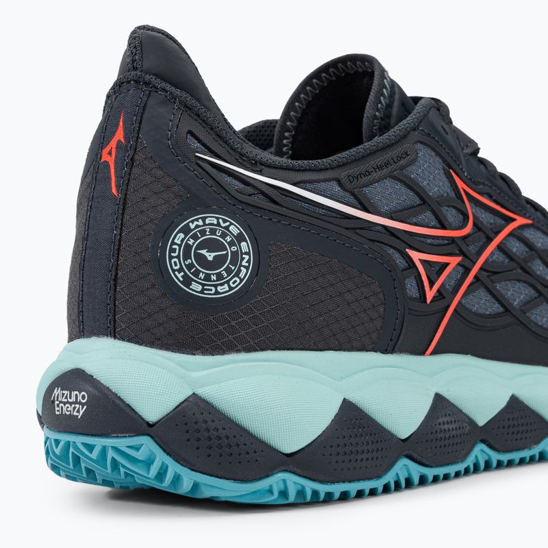 Férfi teniszcipő Mizuno Wave Enforce Tour CC tengerészkék 61GC230412 9